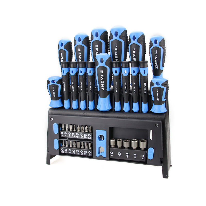 39pcs Ergonomically ডিজাইন করা হ্যান্ডেল স্ক্রু ড্রাইভার বিট সেট