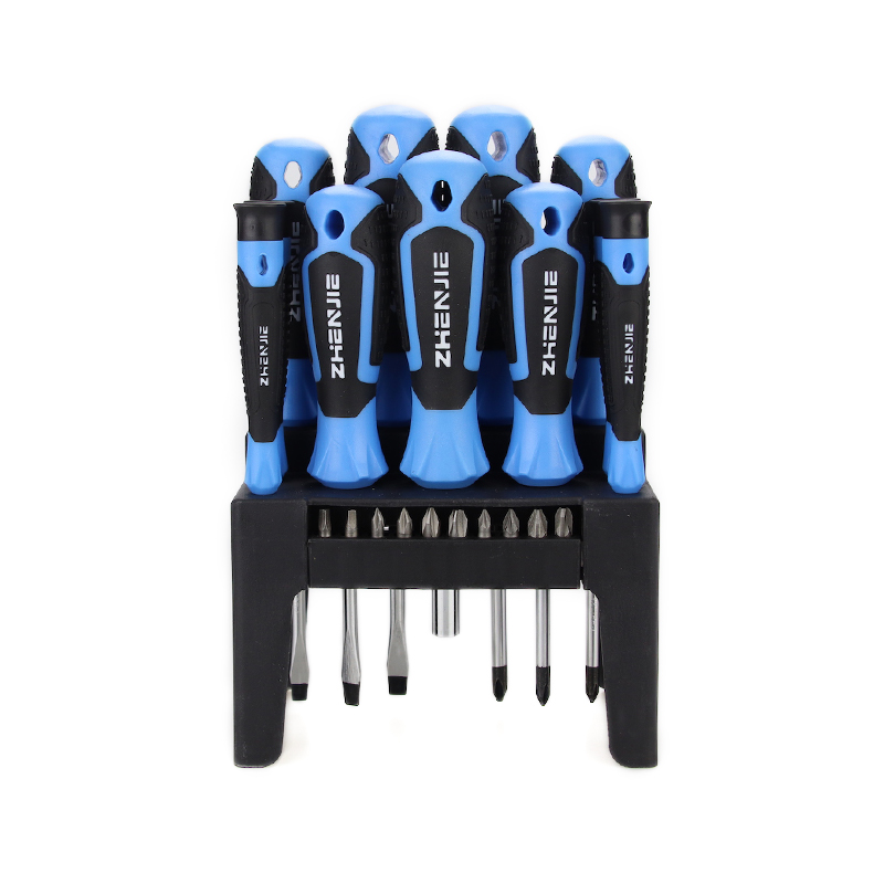 21pcs Ergonomically ডিজাইন করা হ্যান্ডেল স্ক্রু ড্রাইভার বিট সেট