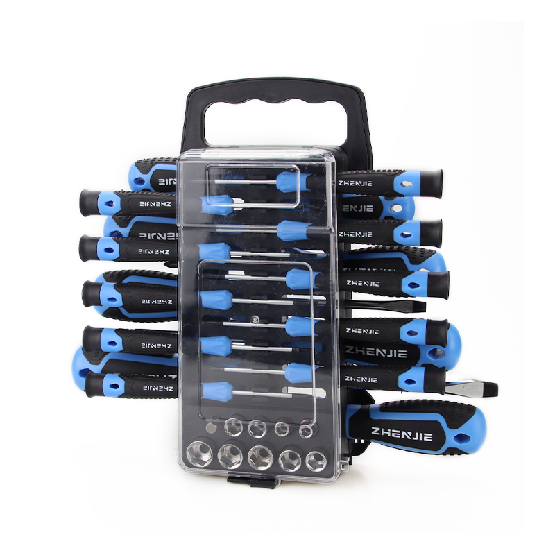44pcs Ergonomically ডিজাইন করা হ্যান্ডেল CRV স্ক্রু ড্রাইভার বিট সেট