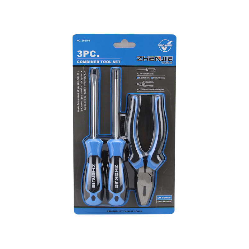 3pcs স্লটেড এবং ফিলিপস CRV স্ক্রু ড্রাইভার প্লায়ার সেট