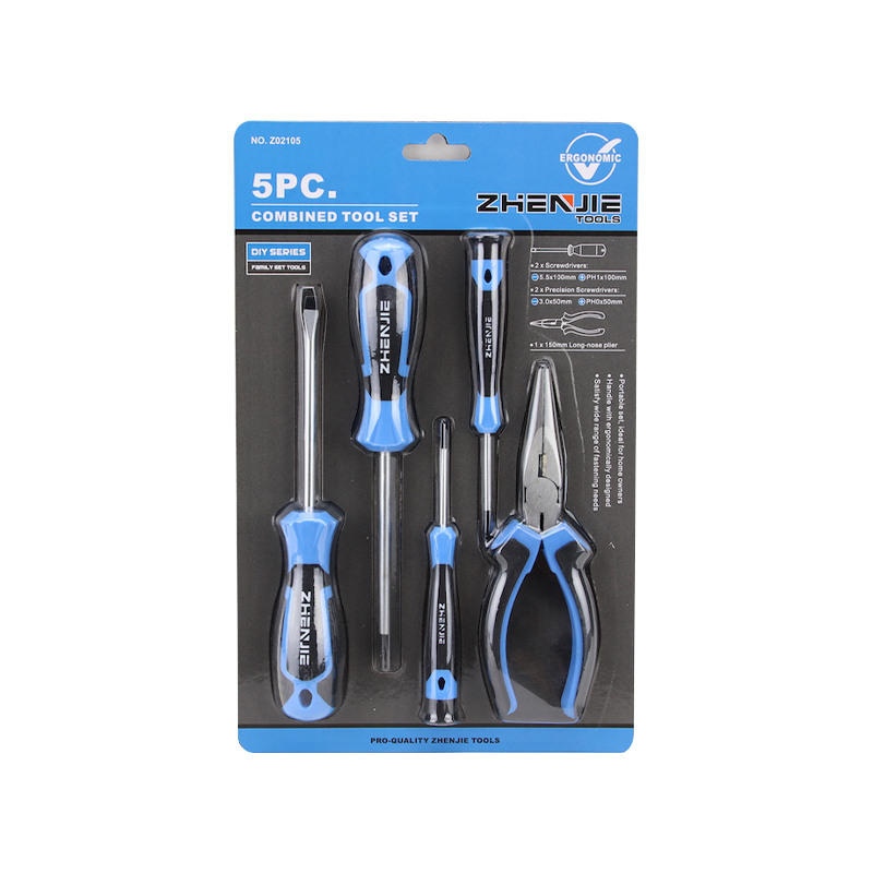 5pcs স্লটেড এবং ফিলিপস CRV স্ক্রু ড্রাইভার প্লায়ার সেট