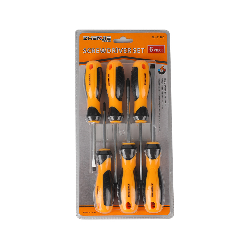 6pcs স্লটেড এবং ফিলিপস CRV স্ক্রু ড্রাইভার সেট