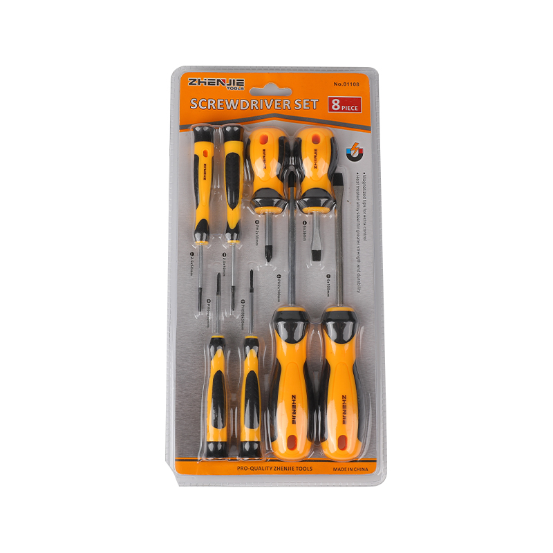 8pcs স্লটেড এবং ফিলিপস CRV স্ক্রু ড্রাইভার সেট