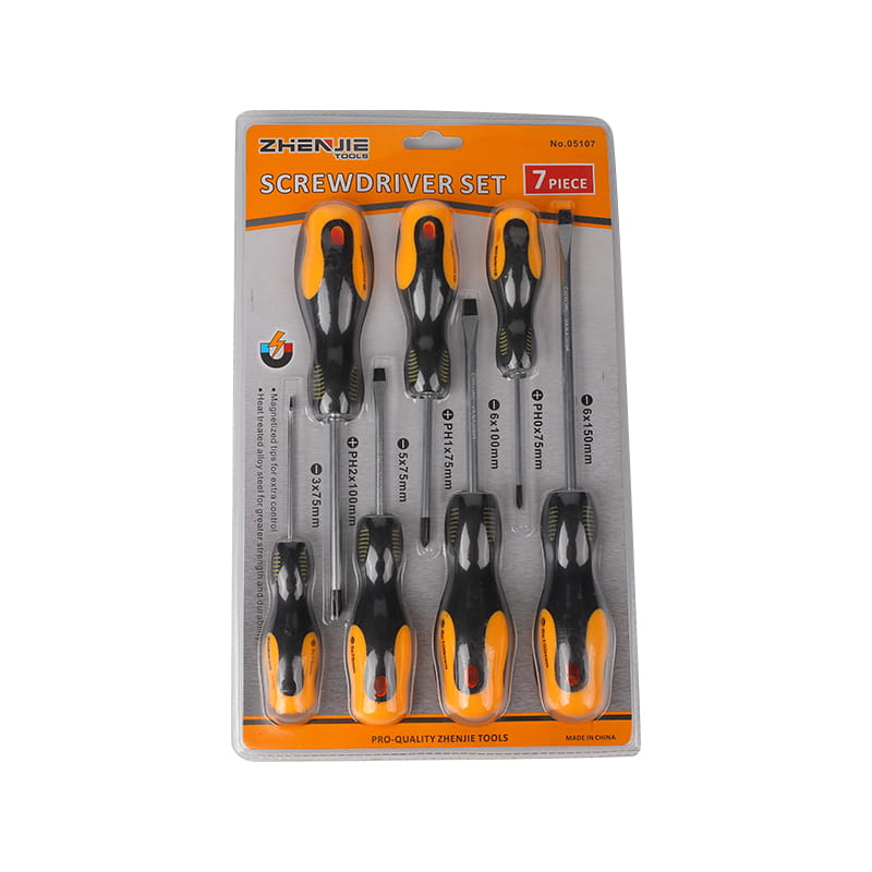 7pcs স্লটেড এবং ফিলিপস স্ক্রু ড্রাইভার সেট