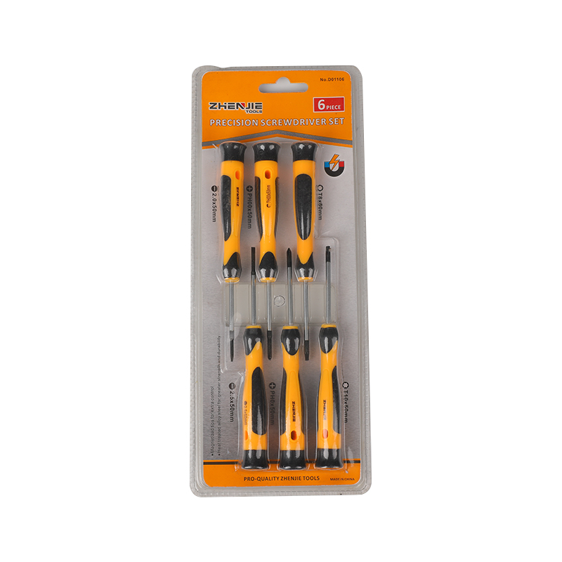 6pcs Slotted Phillips Torx যথার্থ স্ক্রু ড্রাইভার সেট