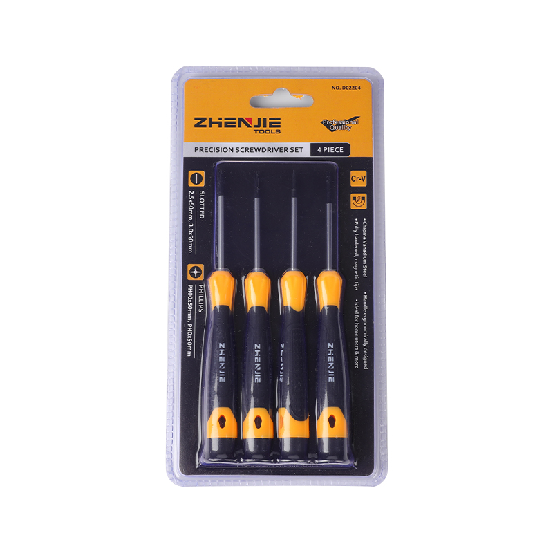4pcs স্যান্ডউইচ প্যাকেজিং স্লটেড ফিলিপস যথার্থ স্ক্রু ড্রাইভার সেট