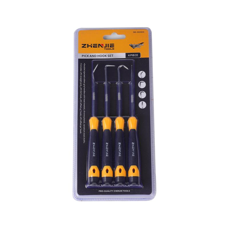 4pcs প্লাস্টিক বক্স প্যাকেজিং পিক এবং হুক সেট