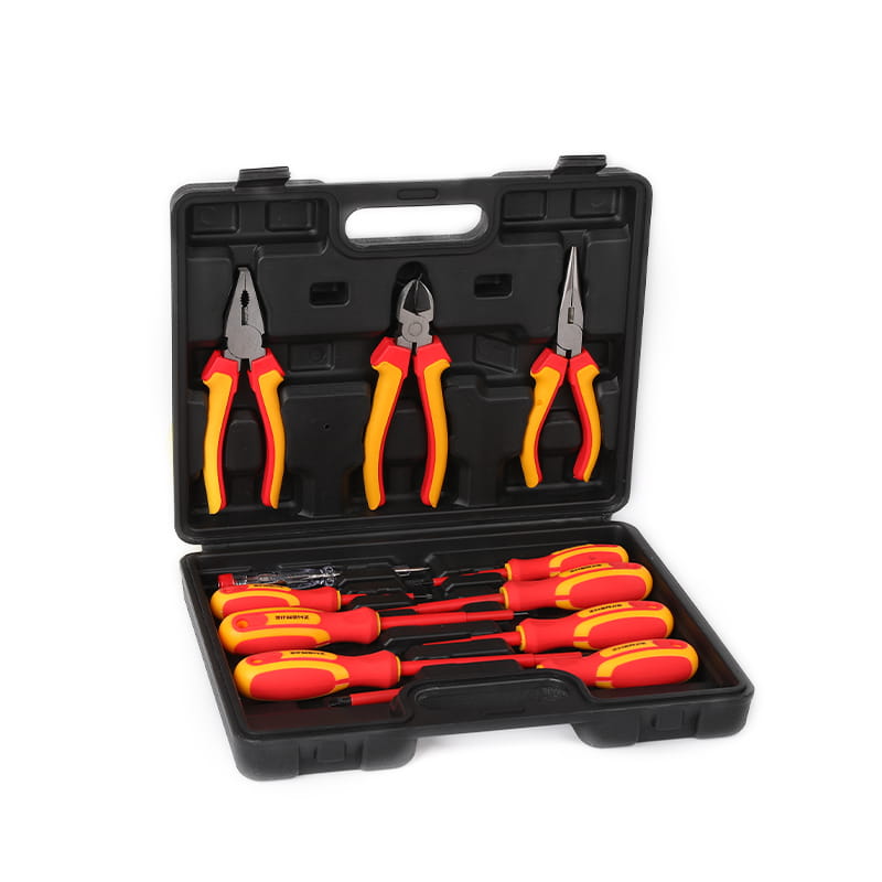 ইলেকট্রিশিয়ানের জন্য 11pcs 1000V উত্তাপযুক্ত স্ক্রু ড্রাইভার সেট ম্যাগনেটিক VDE টুল