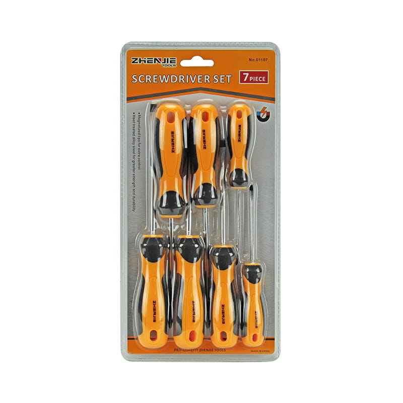 7pcs স্লটেড এবং ফিলিপস CRV স্ক্রু ড্রাইভার সেট