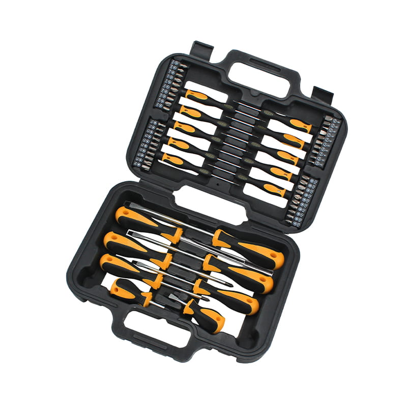 58pcs ডিসপ্লে বক্স এবং ডাবল ব্লিস্টার প্যাকেজিং CRV স্ক্রু ড্রাইভার বিট সেট