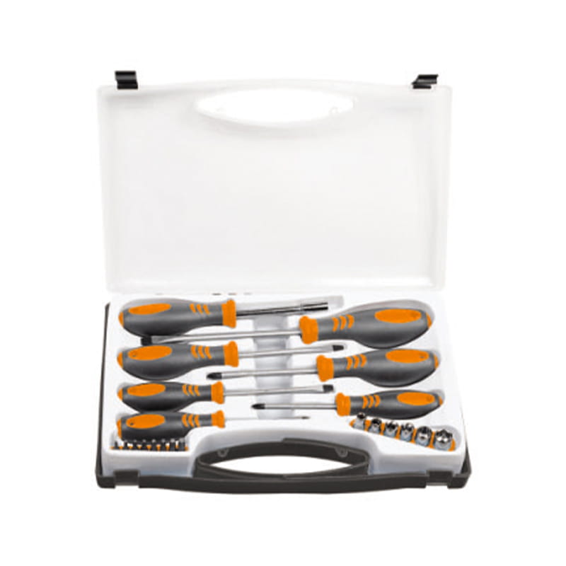 21pcs প্লাস্টিক বক্স প্যাকেজিং CRV স্ক্রু ড্রাইভার বিট সেট