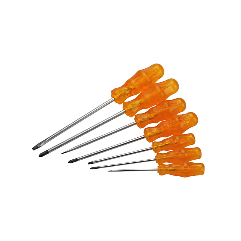 7pcs হ্যান্ডেল Ergonomically ডিজাইন করা CRV স্ক্রু ড্রাইভার সেট