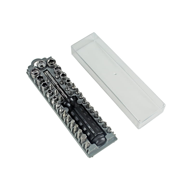 38pcs Slotted Phillips Pozidriv Torx Hex CRV বিট সেট