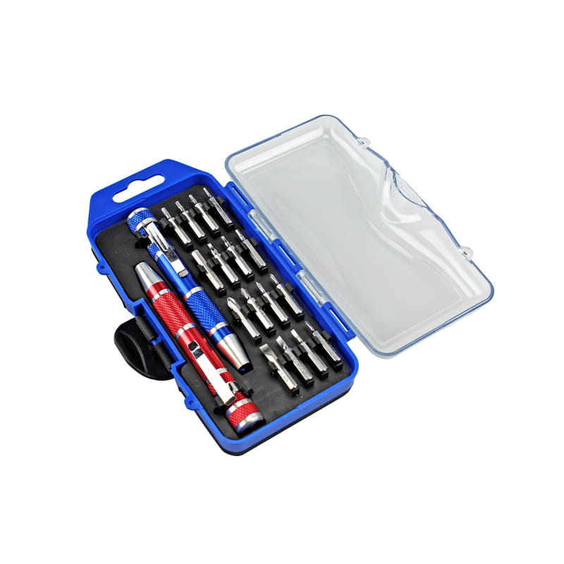 18pcs পকেট স্ক্রু ড্রাইভার যথার্থ বিট ড্রাইভার সেট
