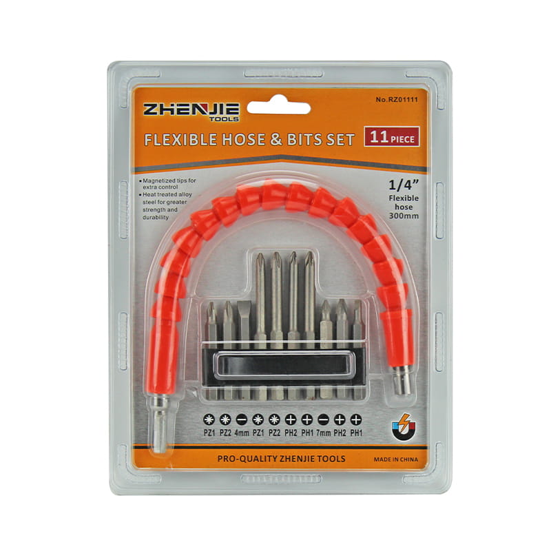 11pcs বিশেষ ইস্পাত নমনীয় খাদ এবং বিট সেট